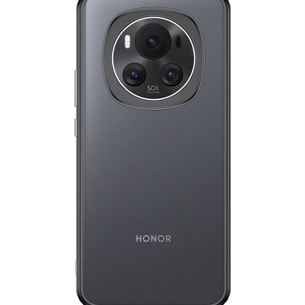 Kapa Shield Frosted Acrylic Back Shock Proof Case Cover for Honor Magic 6 PRO (Black)