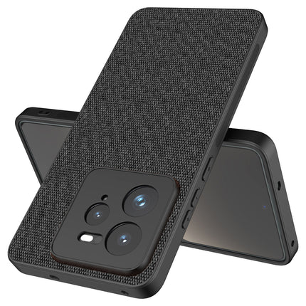 Kapa Soft Full Fabric Protective Back Case Cover for Realme GT 7 PRO | Shockproof Slim Hard Anti Slip Back Case (Black)