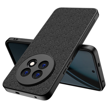 Kapa Soft Full Fabric Protective Back Case Cover for Realme 13 PRO / 13 PRO PLUS | Shockproof Slim Hard Anti Slip Back Case (Black)