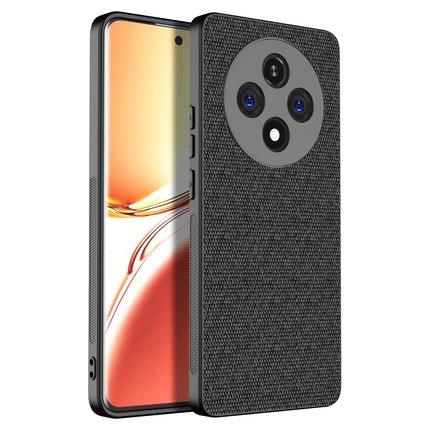 Kapa Soft Full Fabric Protective Back Case Cover for Oppo F27 Pro / Oppo F27 Pro Plus | Shockproof Slim Hard Anti Slip Back Case (Black) - Mobizang