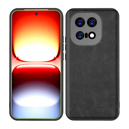 Kapa Tux Leather Back Cover for IQOO 15 5G | Slim Shockproof Camera Protection Bumper Case (Black)