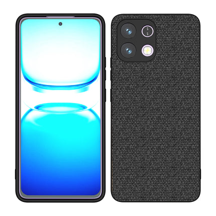 Kapa Soft Full Fabric Protective Back Case Cover for Oppo K13 5G | Shockproof Slim Hard Anti Slip Back Case (Black)