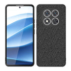 Kapa Soft Full Fabric Protective Back Case Cover for Redmi Note 14 Pro Plus | Shockproof Slim Hard Anti Slip Back Case (Black) - Mobizang