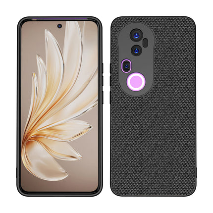Kapa Soft Full Fabric Protective Back Case Cover for Vivo T4 Ultra 5G | Shockproof Slim Hard Anti Slip Back Case (Black) - Mobizang