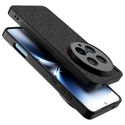 Kapa Soft Full Fabric Protective Back Case Cover for Vivo X200 Ultra | Shockproof Slim Hard Anti Slip Back Case (Black)