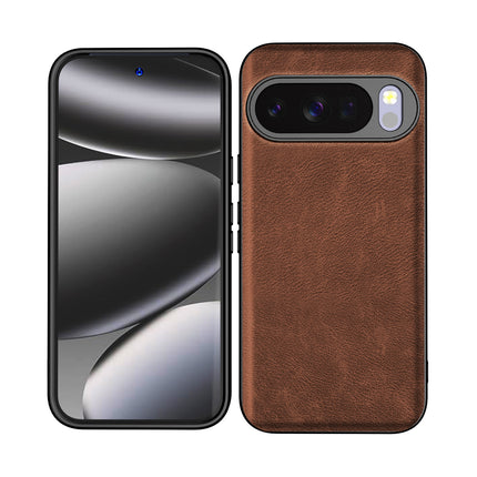 Kapa Tux Leather Back Cover for Google Pixel 10 PRO | Slim Shockproof Camera Protection Bumper Case (Brown)