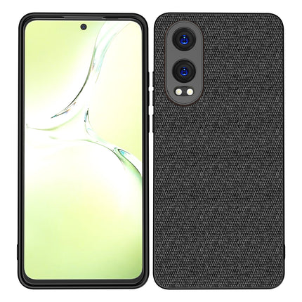Kapa Soft Full Fabric Protective Back Case Cover for OnePlus Nord CE 4 Lite | Shockproof Slim Hard Anti Slip Back Case (Black)