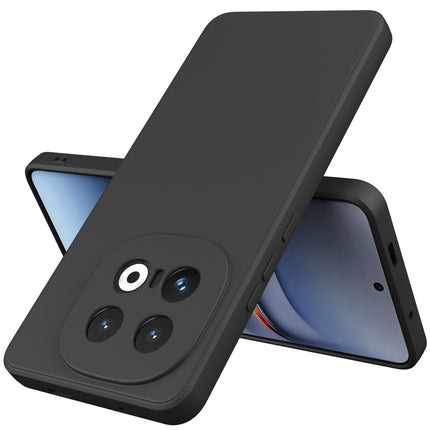 Kapa Matte Protective Lens Flexible Back Cover for Iqoo 13 (5G) | Slim Silicone with Soft Lining Shockproof Full Body Bumper Case (Black) - Mobizang
