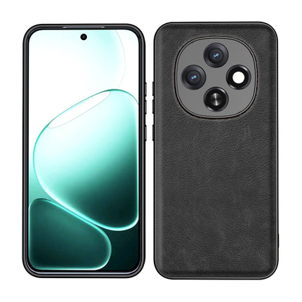 Kapa Tux Leather Back Cover for Oppo F31 Pro 5G | Slim Shockproof Camera Protection Bumper Case (Black)