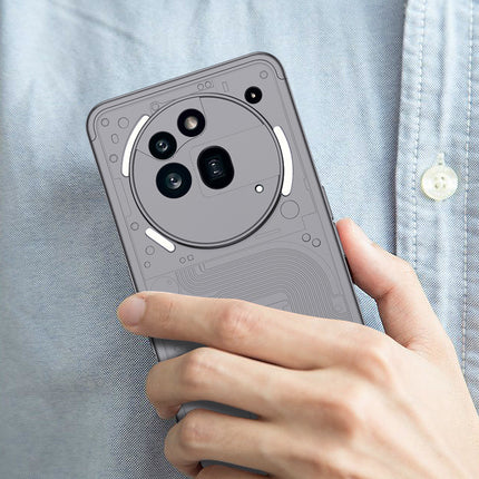 Kapa Double Dip Full 360 Protection Back Case Cover for Nothing Phone 3A Pro (Grey) - Mobizang