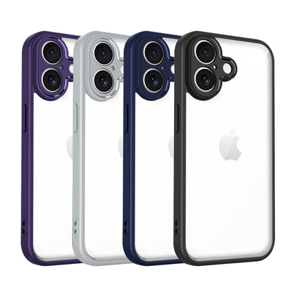 Kapa Hawkeye Clear Slim Tough Back Cover for Apple iPhone 17 | Camera Lens Protector Anti Yellow Shockproof Clear Hybrid Case Cover (Black)