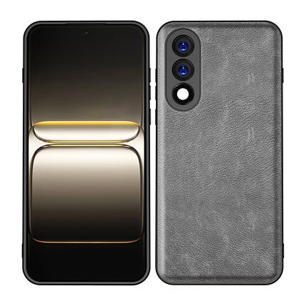 Kapa Tux Leather Back Cover for OnePlus Nord 5 | Slim Shockproof Camera Protection Bumper Case (Grey)
