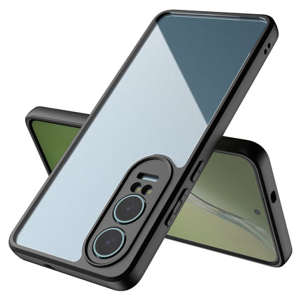 Kapa Hawkeye Clear Back Cover for OnePlus Nord CE 4 Lite | Camera Lens Protector Shockproof Slim Clear Case Cover (Black)