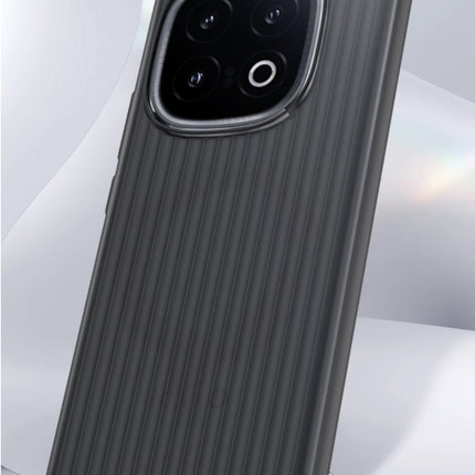 Kapa Wave Frosted Grip Back Cover for Iqoo 13 5G | Ultra Slim [With Metal Buttons] Matte Finish Back Case (Grey)