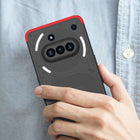 Kapa Double Dip Full 360 Protection Back Case Cover for Nothing Phone 3A 5G (Red,Black)