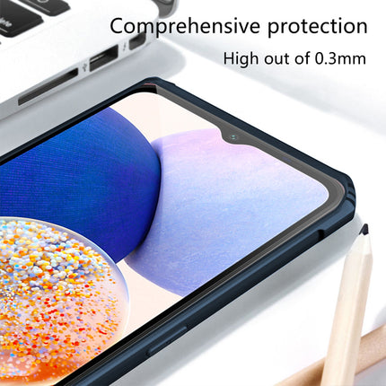 Kapa Beetle Camouflage Back Cover for Samsung Galaxy M55 / F55 | [Military Grade Protection] Shock Proof Slim Hybrid Bumper Case (Blue)