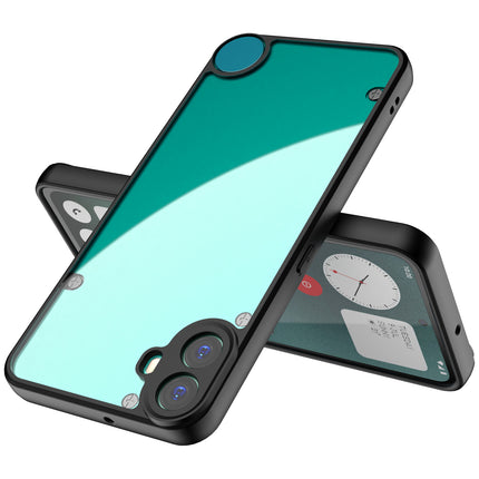 Kapa Hawkeye Clear Back Cover for Nothing CMF Phone 1 | Camera Lens Protector Shockproof Slim Clear Case Cover (Black)