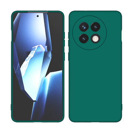 Kapa Matte Protective Lens Flexible Back Cover for OnePlus 13R | Slim Silicone with Soft Lining Shockproof Full Body Bumper Case (Green)