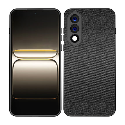 Kapa Soft Full Fabric Protective Back Case Cover for OnePlus Nord 5 | Shockproof Slim Hard Anti Slip Back Case (Black)