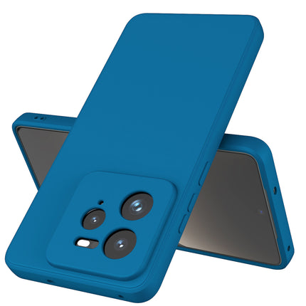 Kapa Matte Protective Lens Flexible Back Cover for Realme GT 7 PRO | Slim Silicone with Soft Lining Shockproof Full Body Bumper Case (Blue)