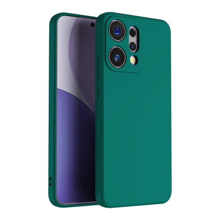 Kapa Matte Protective Lens Flexible Back Cover for Oppo Reno 14 Pro 5G | Slim Silicone with Soft Lining Shockproof Full Body Bumper Case (Green)