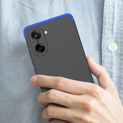 Kapa Double Dip Full 360 Protection Back Case Cover for OnePlus Nord CE 5 (Blue,Black)