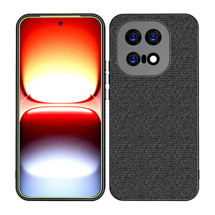 Kapa Soft Full Fabric Protective Back Case Cover for IQOO 15 5G | Shockproof Slim Hard Anti Slip Back Case (Black)