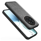 Kapa Tux Leather Back Cover for Realme 14 Pro 5G | Slim Shockproof Camera Protection Bumper Case (Grey)