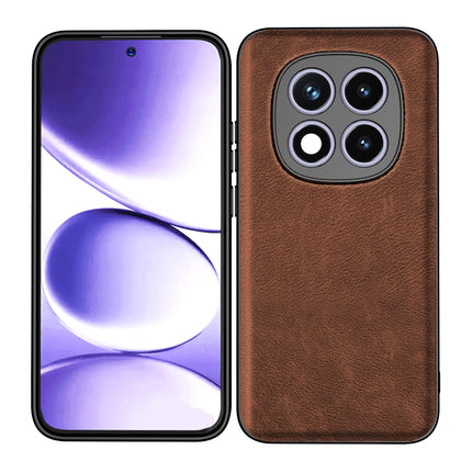Kapa Tux Leather Back Cover for Redmi Note 15 Pro 5G | Slim Shockproof Camera Protection Bumper Case (Brown) - Mobizang
