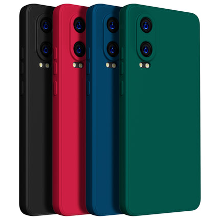 Kapa Matte Protective Lens Flexible Back Cover for OnePlus Nord CE 4 Lite | Slim Silicone with Soft Lining Shockproof Full Body Bumper Case (Black) - Mobizang