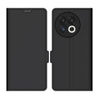 Kapa Noble Slim Magnetic Leather Flip Case Cover for OnePlus 13R | Card Holder Stand Flip Wallet Case (Black) - Mobizang