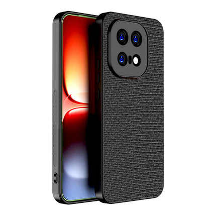 Kapa Soft Full Fabric Protective Back Case Cover for IQOO 15 5G | Shockproof Slim Hard Anti Slip Back Case (Black)