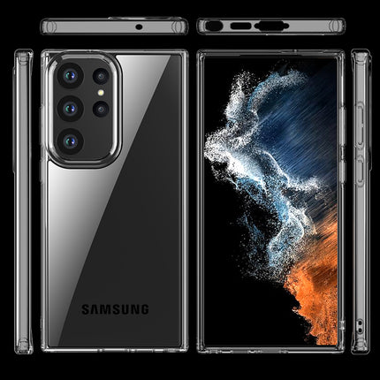Kapa Shield Clear Acrylic Back Shock Proof Case Cover for Samsung Galaxy S24 Ultra (Transparent)