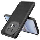 Kapa Tux Leather Back Cover for IQOO 13 (5G) | Slim Shockproof Camera Protection Bumper Case (Black)
