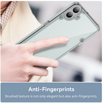 Kapa Unicorn Acrylic Clear Back Cover For Nothing CMF Phone 1 | Slim Shockproof [Military Grade Protection] Hybrid Bumper Case (Clear Sides)