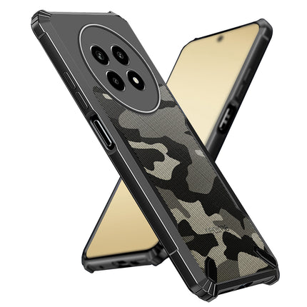 Kapa Bull Camouflage Back Cover for Realme 13 PRO / 13 PRO PLUS | [Military Grade Protection] Shock Proof Slim Hybrid Bumper Case (Black)