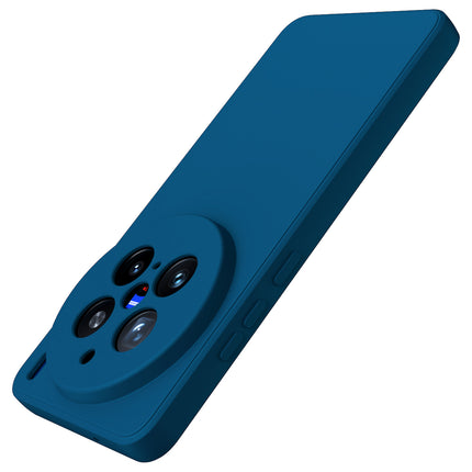 Kapa Matte Protective Lens Flexible Back Cover for Vivo X200 Pro (5G) | Slim Silicone with Soft Lining Shockproof Full Body Bumper Case (Blue)