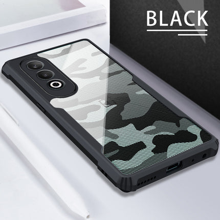 Kapa Beetle Camouflage Back Cover for OnePlus Nord CE 4 | [Military Grade Protection] Shock Proof Slim Hybrid Bumper Case (Black) - Mobizang