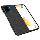 Kapa Soft Full Fabric Protective Back Case Cover for Google Pixel 9 Pro Fold | Shockproof Slim Hard Anti Slip Back Case (Black)