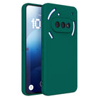 Kapa Matte Protective Lens Flexible Back Cover for Nothing Phone 3A 5G | Slim Silicone with Soft Lining Shockproof Full Body Bumper Case (Green)