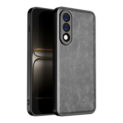 Kapa Tux Leather Back Cover for OnePlus Nord 5 | Slim Shockproof Camera Protection Bumper Case (Grey)
