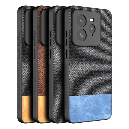 Kapa Soft Fabric & Leather Hybrid Protective Back Cover for Realme GT 7 PRO | Shockproof Slim Hard Anti Slip Back Case (Brown)