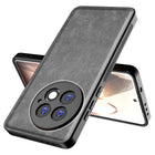 Kapa Tux Leather Back Cover for OnePlus 13 | Slim Shockproof Camera Protection Bumper Case (Grey)