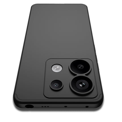 Kapa Double Dip Full 360 Protection Back Case Cover for Redmi Note 13 Pro (5G) (Black)