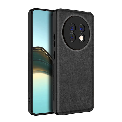 Kapa Tux Leather Back Cover for Realme 13 PRO / 13 PRO PLUS | Slim Shockproof Camera Protection Bumper Case (Black)