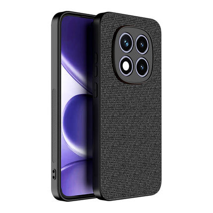 Kapa Soft Full Fabric Protective Back Case Cover for Redmi Note 15 Pro 5G | Shockproof Slim Hard Anti Slip Back Case (Black)