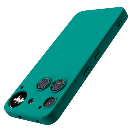Kapa Matte Protective Lens Flexible Back Cover for Nothing Phone 3 5G | Slim Silicone with Soft Lining Shockproof Full Body Bumper Case (Green)