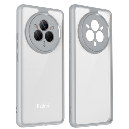 Kapa Hawkeye Clear Back Cover for Realme 14 Pro 5G | Camera Lens Protector Shockproof Slim Clear Case Cover (Grey Sides) - Mobizang