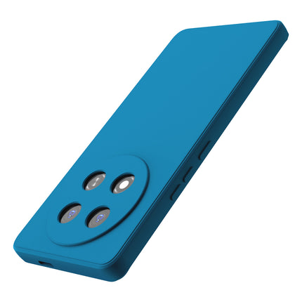 Kapa Matte Protective Lens Flexible Back Cover for Honor X9C 5G | Slim Silicone with Soft Lining Shockproof Full Body Bumper Case (Blue)