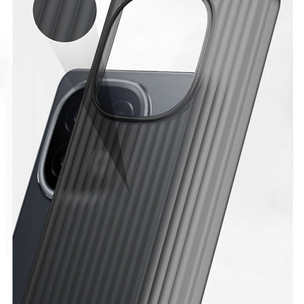 Kapa Wave Frosted Grip Back Cover for Iqoo 13 5G | Ultra Slim [With Metal Buttons] Matte Finish Back Case (Grey)